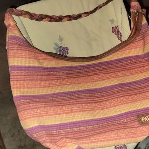 Medium size summer fabric bag